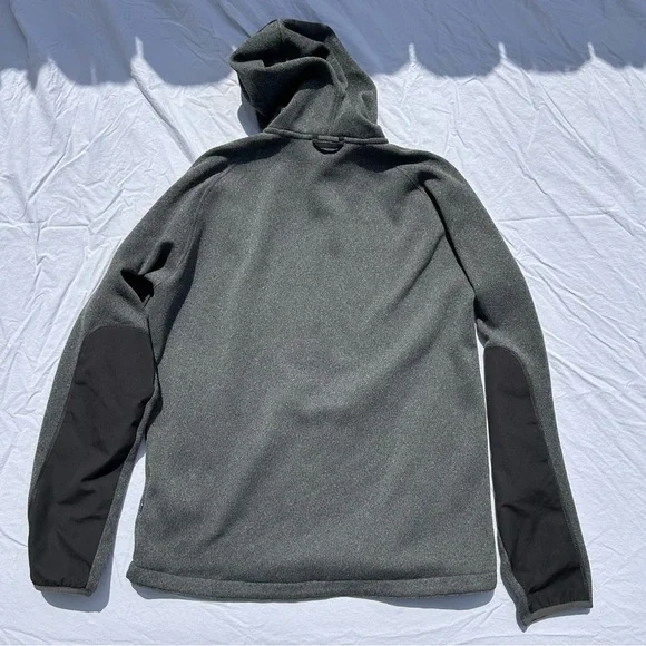 Fjallraven Ovik Fleece Hoodie Jacket Size Large Grey - Picture 7 of 9
